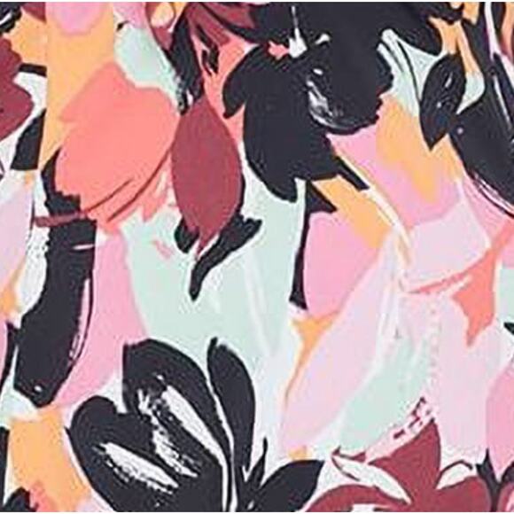 Swim Solutions BLACK Botanical Beauty Bow-Front Swimdress, US 8 - Picture 4 of 5